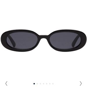 Le Specs Black Outta Love Sunglasses